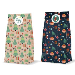 Bismark Pack de 3 Sobres Papel Kraft 60grs con 3 Pegatinas para Cierre