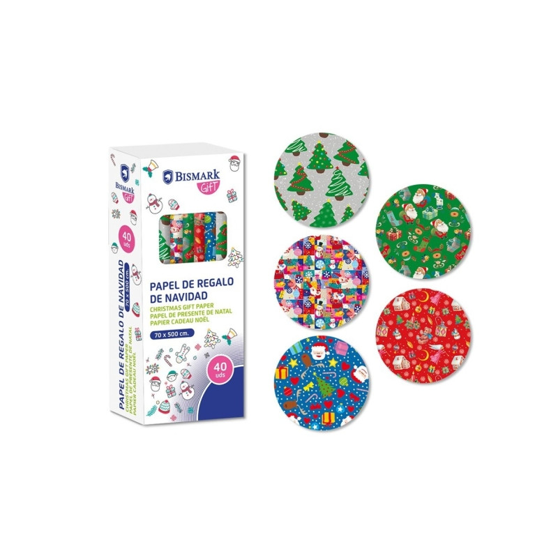 Bismark Navidad Juguetes Rollo de Papel Regalo (40u.)