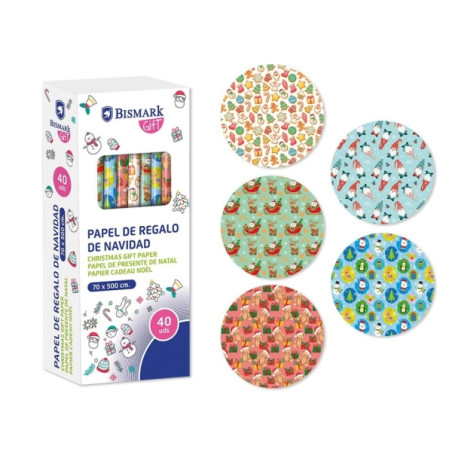 Bismark Navidad Juguetes Rollo de Papel Regalo (40u.)