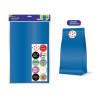 Bismark Pack de 10 Sobres Papel Kraft 50grs con 10 Pegatinas para Cierre