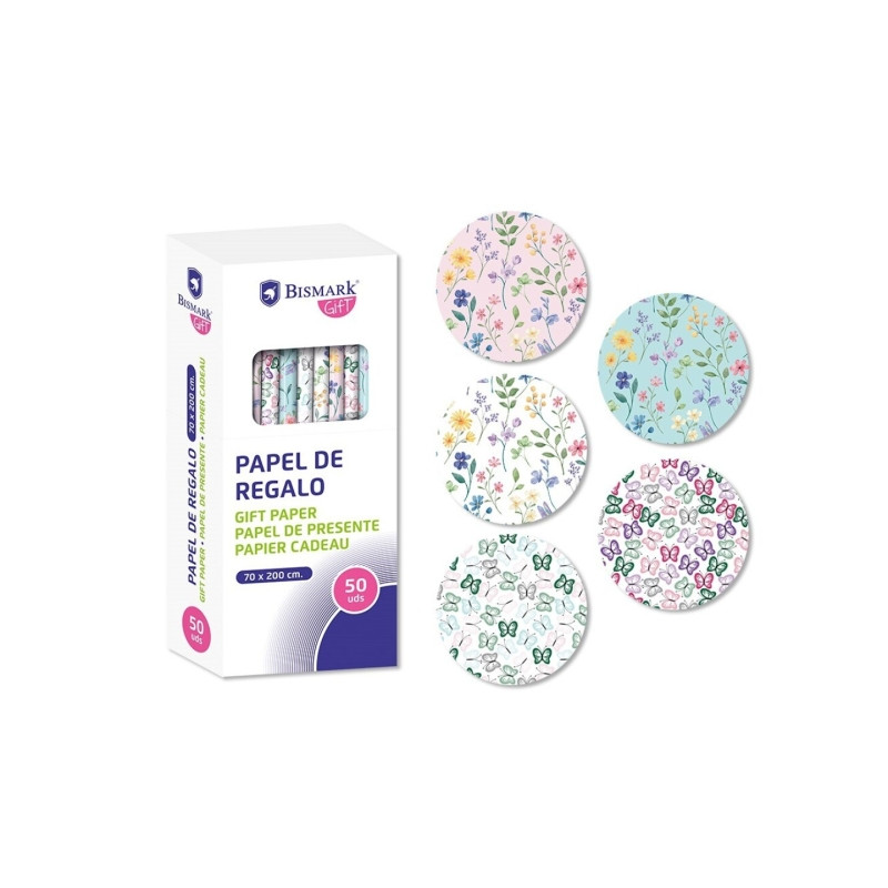Bismark Naturaleza Rollo de Papel Regalo (50u.)