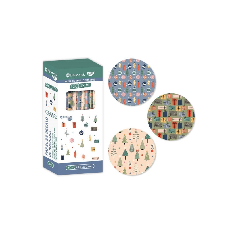 Bismark Navidad Exclusive Rollo de Papel Regalo (50u.)