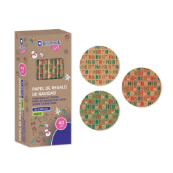 Bismark Kraft Hohoho Rollo de Papel Kraft Regalo (40u.)