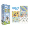 Safta Bluey Ready Expositor con 50 Rollos de Papel Regalo