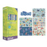Safta Stitch Waves Expositor con 50 Rollos de Papel Regalo