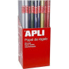 Apli Expositor de 55 Rollos de Papel Regalo Kraft