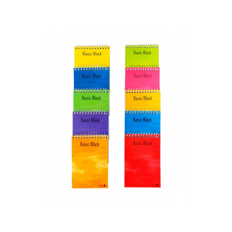 Golden Cuaderno Espiral Superior 12º (85x125mm) 80 Hojas 60gr Cuadricula (10u.)