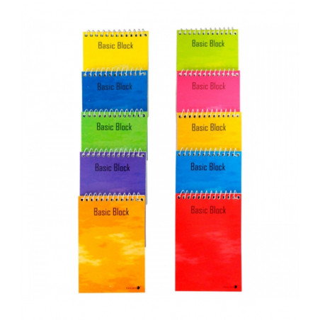 Golden Cuaderno Espiral Superior 12º (85x125mm) 80 Hojas 60gr Cuadricula (10u.)