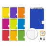 Golden Cuaderno Espiral Apaisado 80 Hojas 60grs Cuadricula 4x4 (10u.)