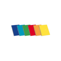 Enri Cuaderno Espiral Tapa Blanda 4º Pauta de 3.5 con Margen 80 Hojas (10u.)