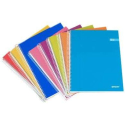 Ancor Classic Stripes Cuaderno Espiral Tamaño Folio Raya Horizontal (8u.)