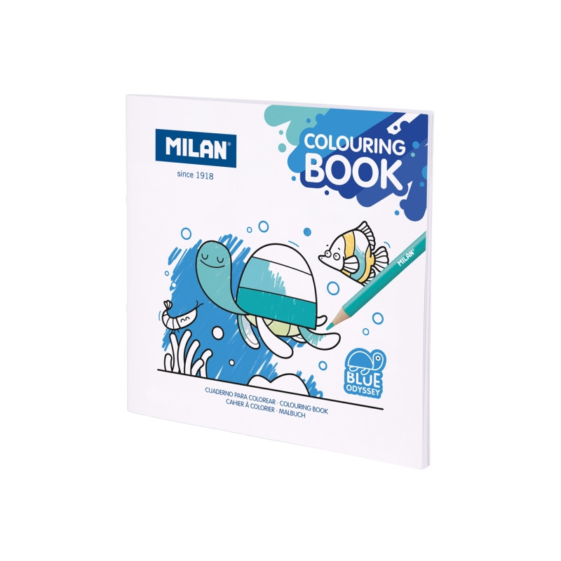 Milan Blue Odyssey Cuaderno para Colorear Microperforado