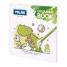 Milan Dino Land Cuaderno para Colorear Microperforado