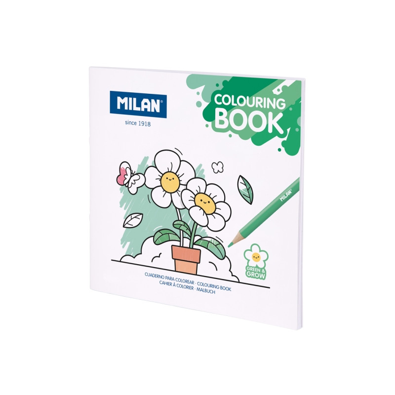 Milan Green & Grow Cuaderno para Colorear Microperforado