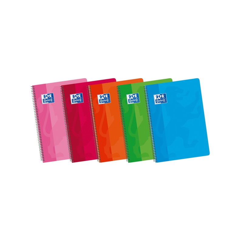 Oxford School Classic 4º Cuaderno Espiral Tapa Blanda Liso (5u.)