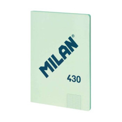 Milan Serie 1918 Libreta Encolada Formato A4 Cuadricula 5x5mm