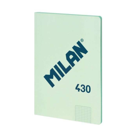 Milan Serie 1918 Libreta Encolada Formato A4 Cuadricula 5x5mm