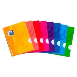 Oxford School Classic Openflex Libreta Grapada A5+ 48 Hojas Cuadricula 4x4 con Margen (10u.)