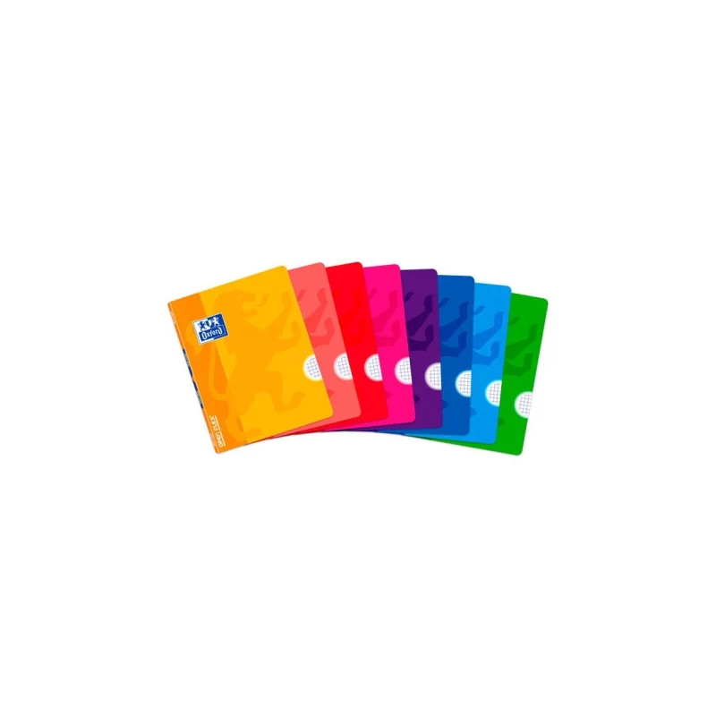 Oxford School Classic Openflex Libreta Grapada A5+ 48 Hojas Cuadricula 4x4 con Margen (10u.)