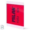 Milan Nata 624 Libreta Encolada Formato A4 Cuadricula 5x5mm