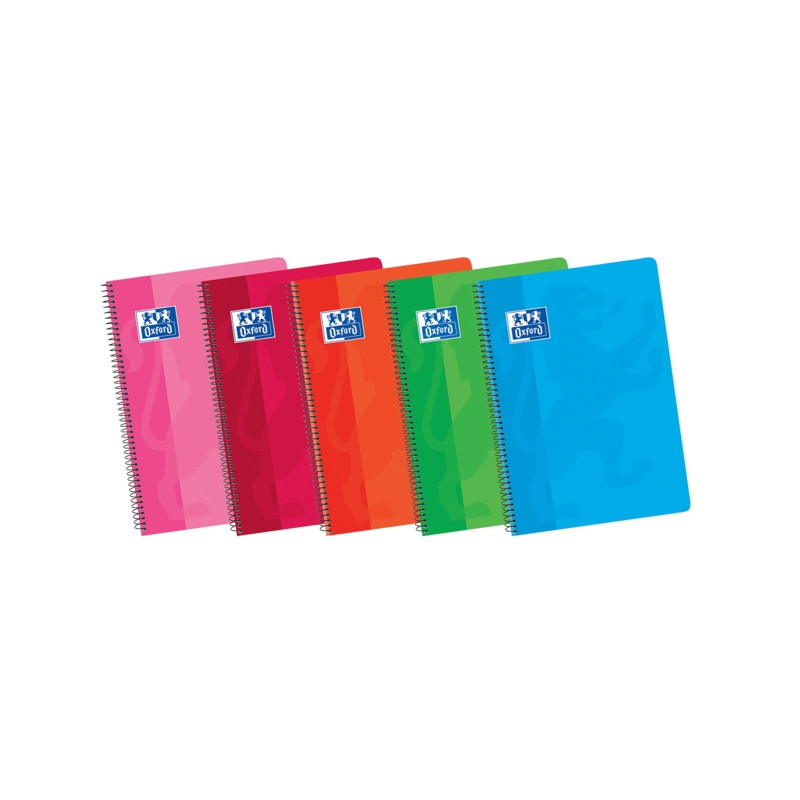 Oxford School Classic 4º Cuaderno Espiral Tapa Blanda 4x4 (5u.)