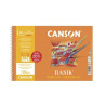 Canson Basik Cuaderno de Dibujo A4+ 20 Hojas Microperforadas 130g/m²