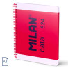 Milan Nata 624 Cuaderno Espiral Formato A4 Pautado 7mm