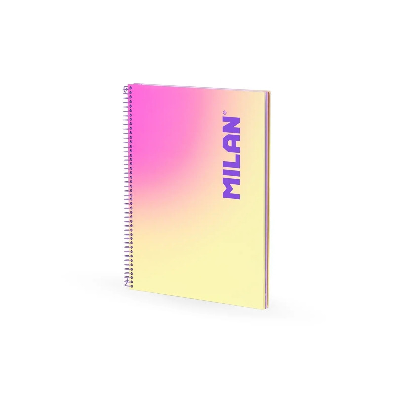 Milan Sunset Cuaderno Espiral Formato A4 Pautado 7mm