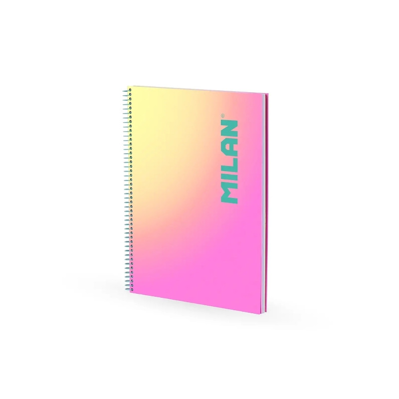 Milan Sunset Cuaderno Espiral Formato A4 Cuadricula 5x5mm