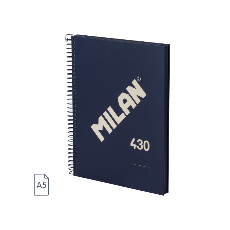 Milan 430 Since 1918 Cuaderno A5 con Espiral