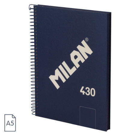 Milan 430 Since 1918 Cuaderno A5 con Espiral