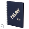 Milan 430 Since 1918 Cuaderno A5 con Espiral