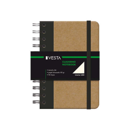 Dohe Cuaderno Cartone con Puntas Redondeadas