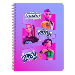 Safta K-Pop Demon Hunters Libreta con Espiral