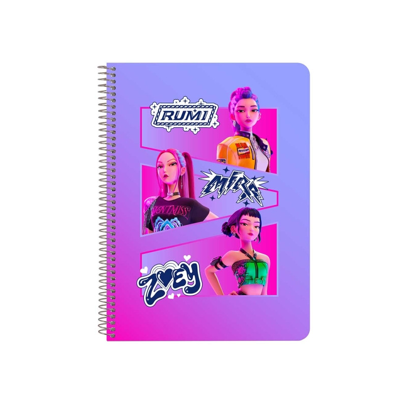 Safta K-Pop Demon Hunters Libreta con Espiral