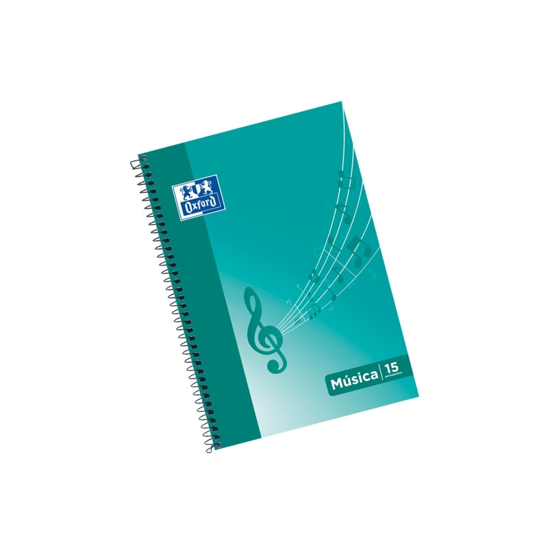 Oxford Cuaderno de Musica Espiral Formato Folio 20 Hojas