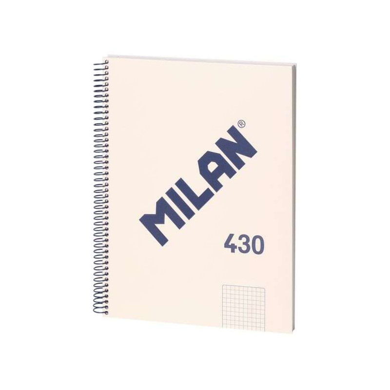 Milan Serie 1918 Cuaderno Espiral Formato A4 Cuadricula 5x5mm