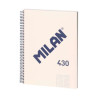 Milan Serie 1918 Cuaderno Espiral Formato A4 Cuadricula 5x5mm
