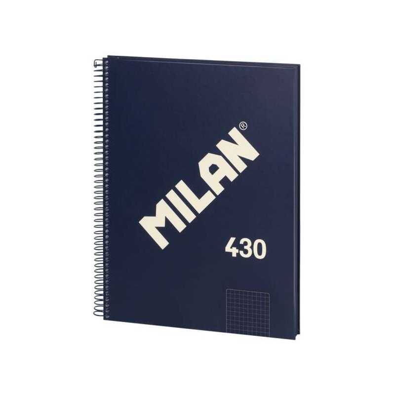 Milan Serie 1918 Cuaderno Espiral Formato A4 Cuadricula 5x5mm