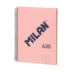 Milan Serie 1918 Cuaderno Espiral Formato A4 Cuadricula 5x5mm