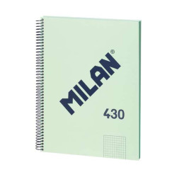 Milan Serie 1918 Cuaderno Espiral Formato A4 Cuadricula 5x5mm