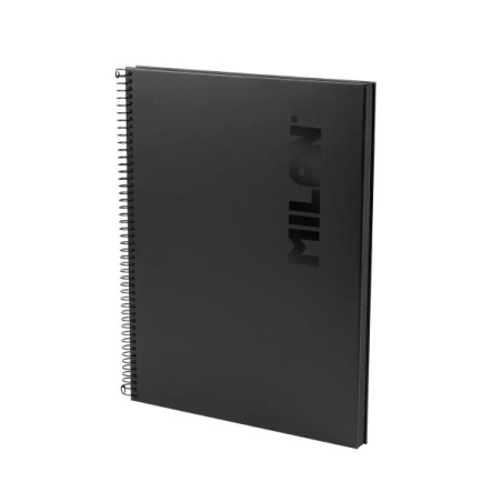 Milan Shadow Cuaderno Espiral Formato A4 Pautado 1 Linea