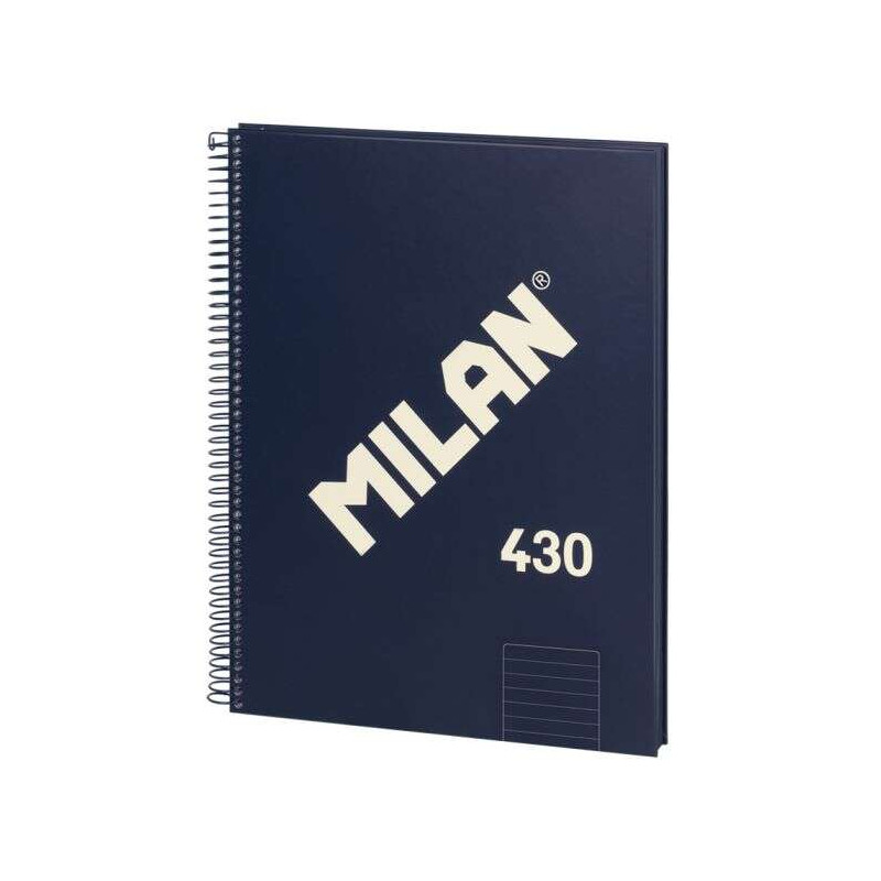 Milan Serie 1918 Cuaderno Espiral Formato A4 Pautado 7mm