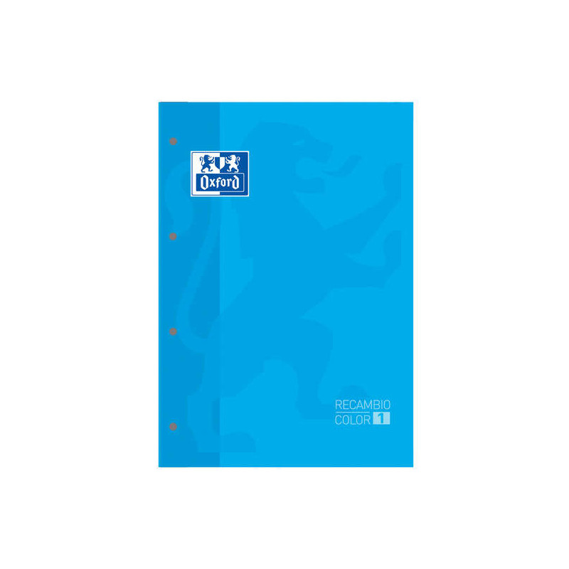 Oxford School Classic Recambio Encolado A4 80 Hojas Cuadricula 5x5 (5u.)