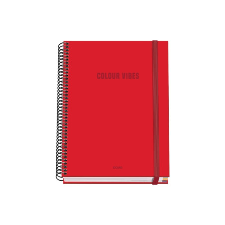 Dohe Colour Vives Cuaderno Espiral A5 100 Hojas Cuadricula 5mm