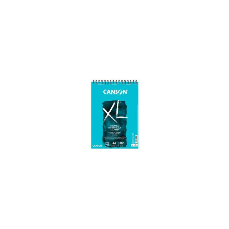 Canson XL Papel de Acuarela Album Espiral de 30 Hojas A5 de 300g