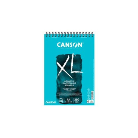 Canson XL Papel de Acuarela Album Espiral de 30 Hojas A5 de 300g