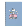 Safta Snoopy Libreta con Espiral Azul