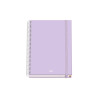 Dohe Serenity Cuaderno Espiral A5 100 Hojas Cuadricula 5mm