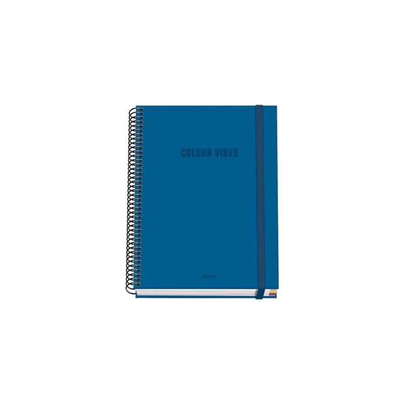 Dohe Colour Vives Cuaderno Espiral A5 100 Hojas Cuadricula 5mm